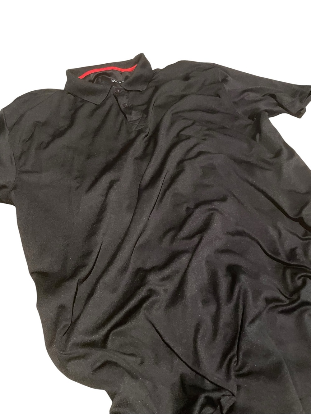 PBX Pro  Black Polo Shirt with Red Collar Trim XXL